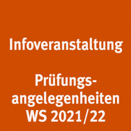 Infoveranstaltung Prüfungsangelenheiten