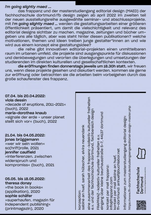 Flyer der Ausstellung