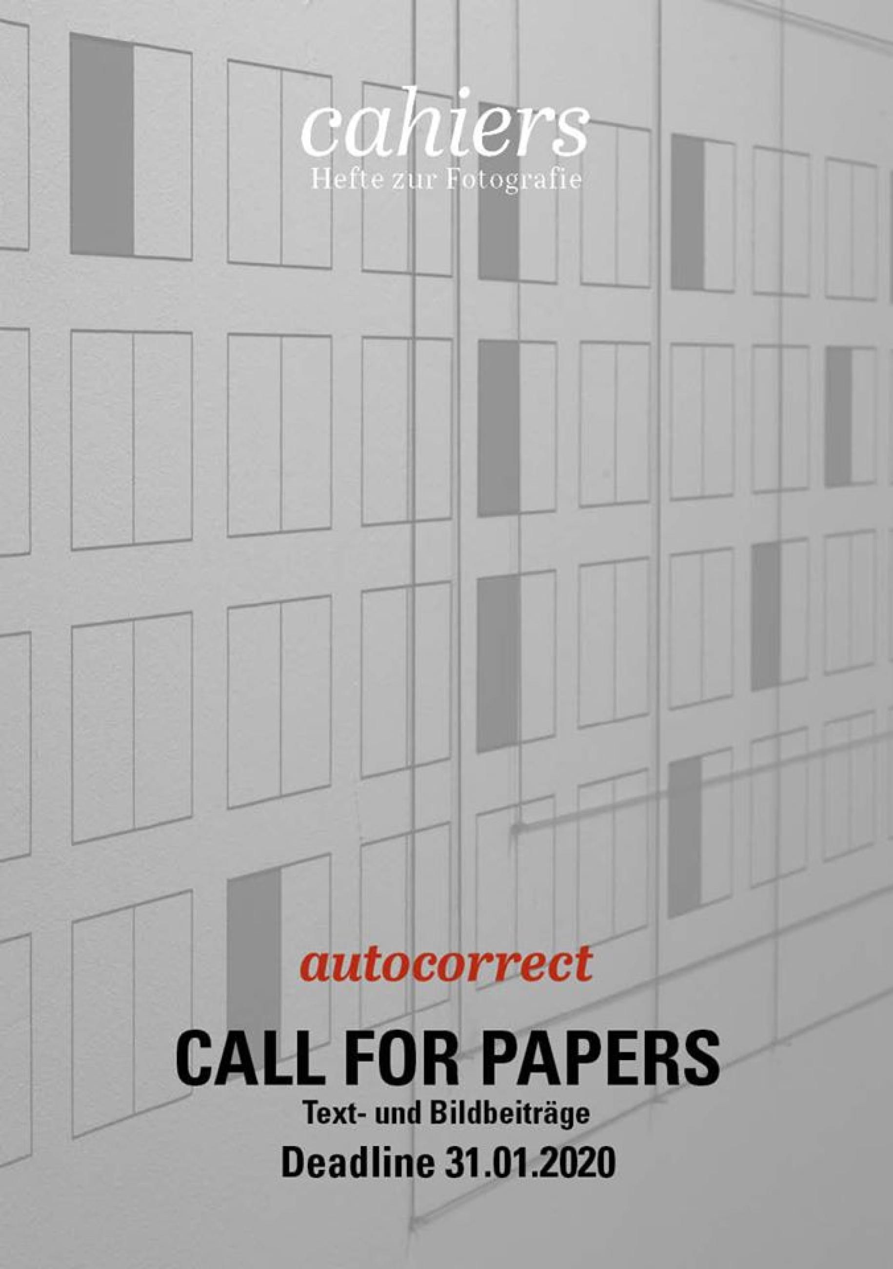 CALL FOR PAPERS: autocorrect