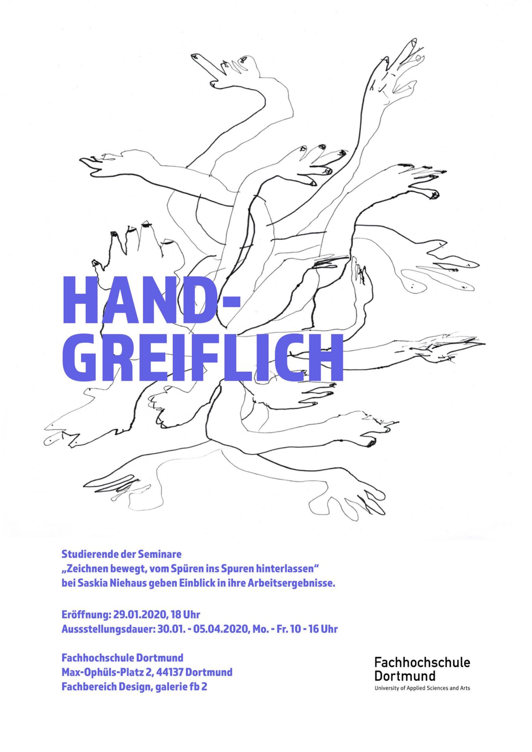 Ausstellung "HANDGREIFLICH" Studierende der Dozentin Saskia Niehaus