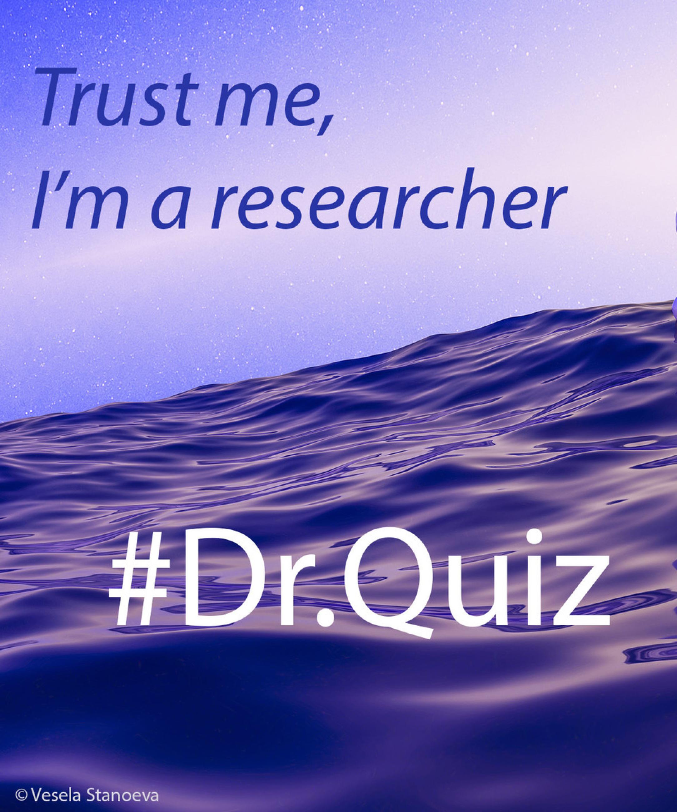 Ein Poster für die Veranstaltung "Trust me, I'm a researcher"